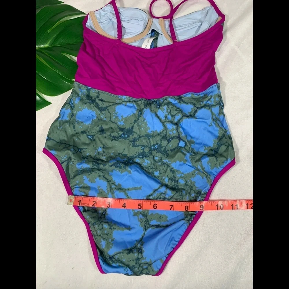 NEW $290 KORE SWIM‎ 'Rhea' One-Piece Swimsuit SZ XS